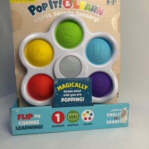 Pop It! & Learn Sensory Educational Toy With Lights & Sounds For Ages 6-24 Month